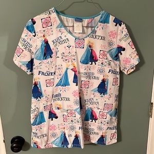 Disney’s Frozen scrub top